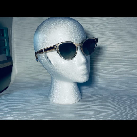 Chloé•CE757S 749•Translucent Peach Frames withGlittering Gold Core•Oval/Cat Eye - Picture 12 of 14